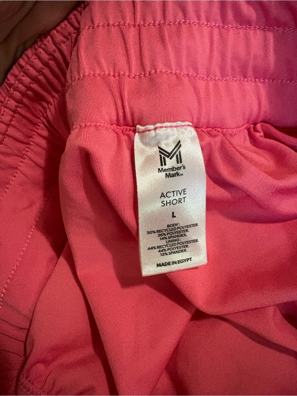 Pink Athletic Shorts with Side Pockets Size Large Women’s Lightweight Comfy Pant - Picture 3 of 7